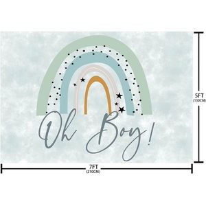 Rainbow Baby Shower Backdrop